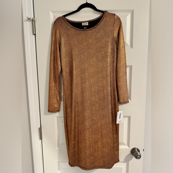 Lularoe Metallic Dress - Picture 1 of 4